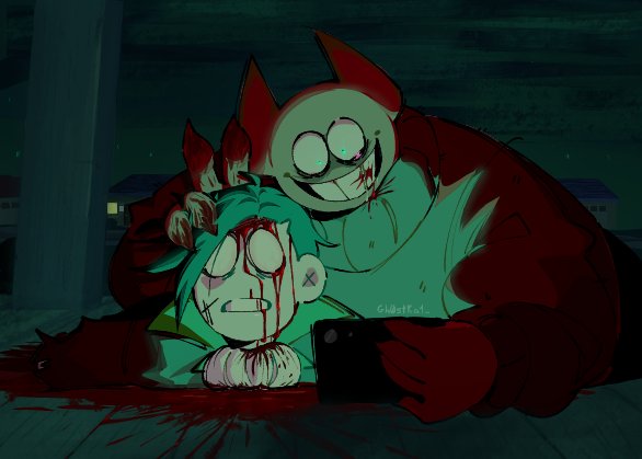 Gh0stKa1_'s tweet photo. guys I don't think Streber knows how to smile for the camera #spookymonth #spookymonthfanart #bobvelseb #spookymonthstreber https://t.co/tZbo6ehIZN