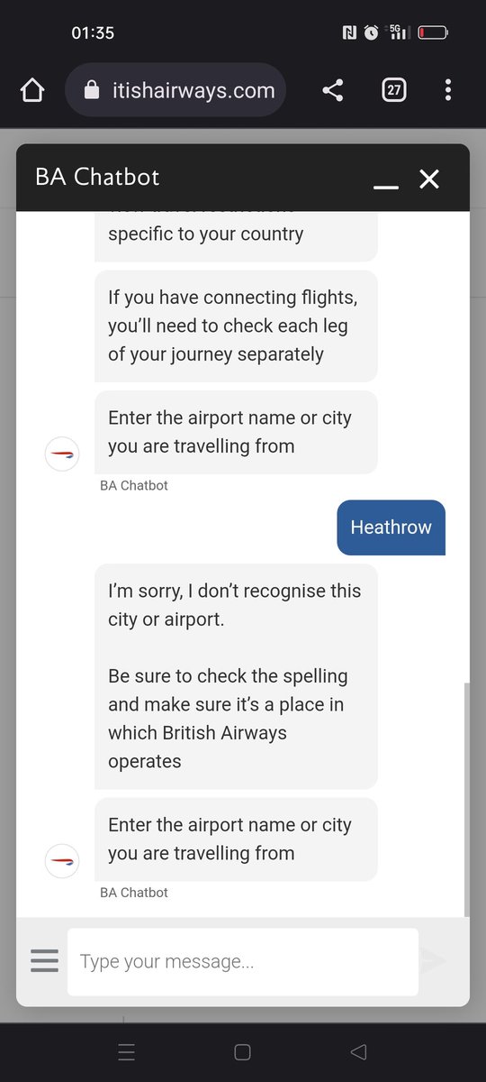 flotschilacky's tweet photo. Your chat does not even recognize Heathrow... https://t.co/hji3HVIQxT