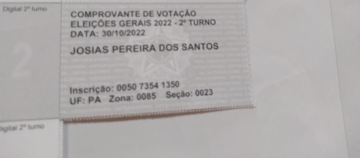 manuelitaalves's tweet photo. Morto há mais de 20 anos voltou para votar no lula. Consta no site que ele votou. https://t.co/m9Mg01OLra