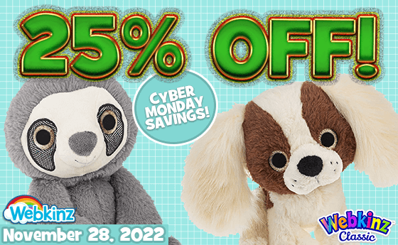 webkinz cyber monday
