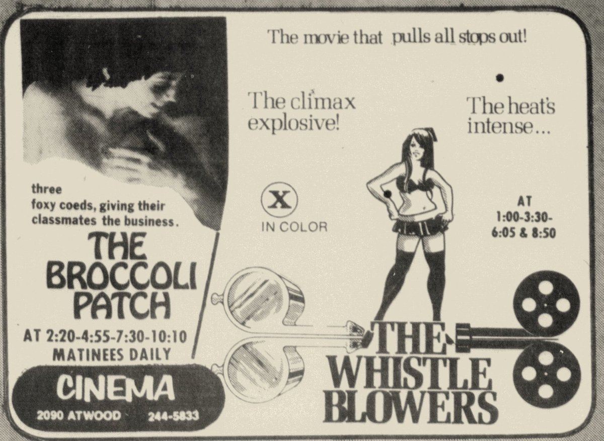 NatsuhikoDan's tweet photo. The Whistle Blowers (1973年)『ブルーフィルム(秘)捜査』公開74年6月 (配給ニューセレクト) 監督はその後76年にSex Wish撮ってるVミルト。ラッセル夫妻が出演してる謎の作品。Bucky's Trailers のVol. 14で予告編だけ観たことある。#洋ピン #別冊スクリーン
#VictorMilt #TinaRussell #MarcStevens https://t.co/tRay8djoCc