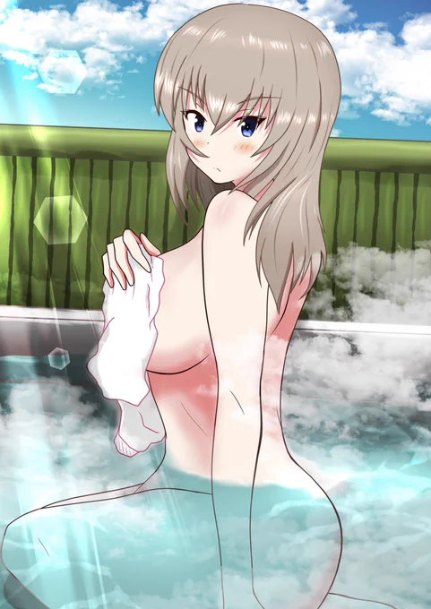 いい風呂の日らしいので過去に描いたものですが、、 