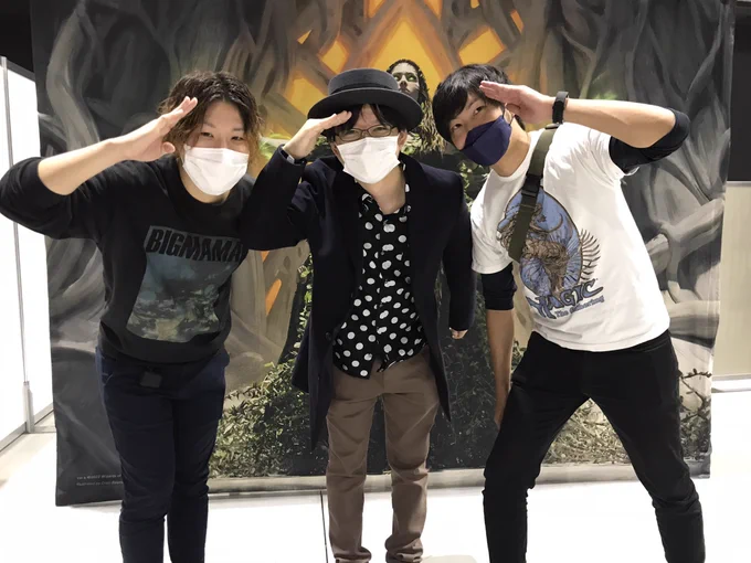 リラさん、coyoさんと参加してます(真ん中のドットが自分です)お会いした方にトークンお配りしてます 