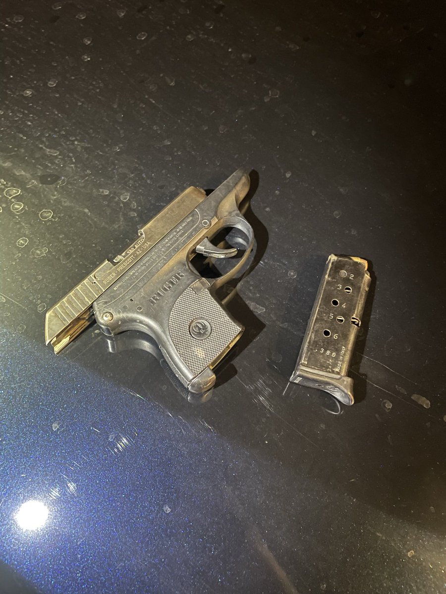 LansingPolice's tweet photo. Criminals don’t take Thanksgiving off - neither do we.

#WhileYouSlept your LPD nightshift officers located a stolen vehicle driving through the city. Concealed inside the vehicle, a loaded handgun. 

The driver was arrested on multiple felony charges. https://t.co/r85l0KX3kS