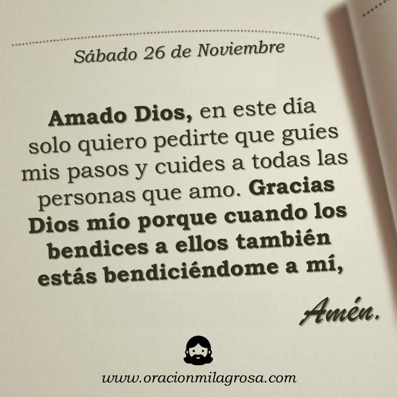 oracion_milagro's tweet photo. Oración para el sábado 26 de noviembre de 2022: https://t.co/bGZxJR4oLD