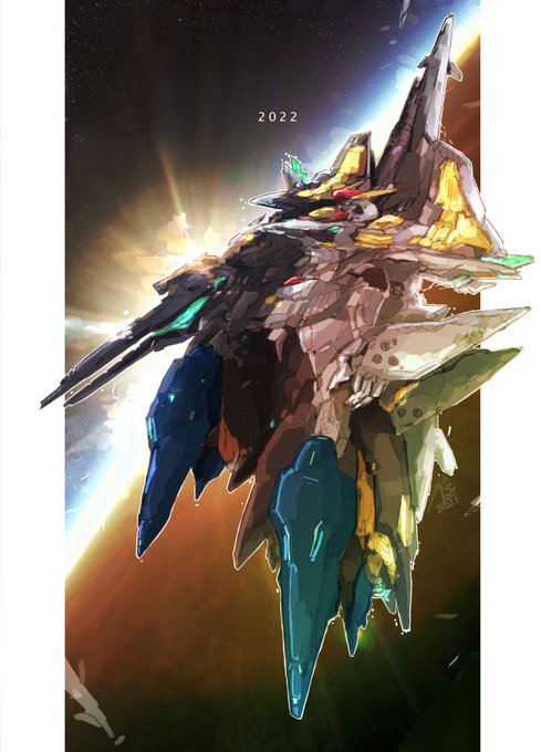 割と最近の。 #ロボットのイラストだけで興味を持ってくれる方へ届け 