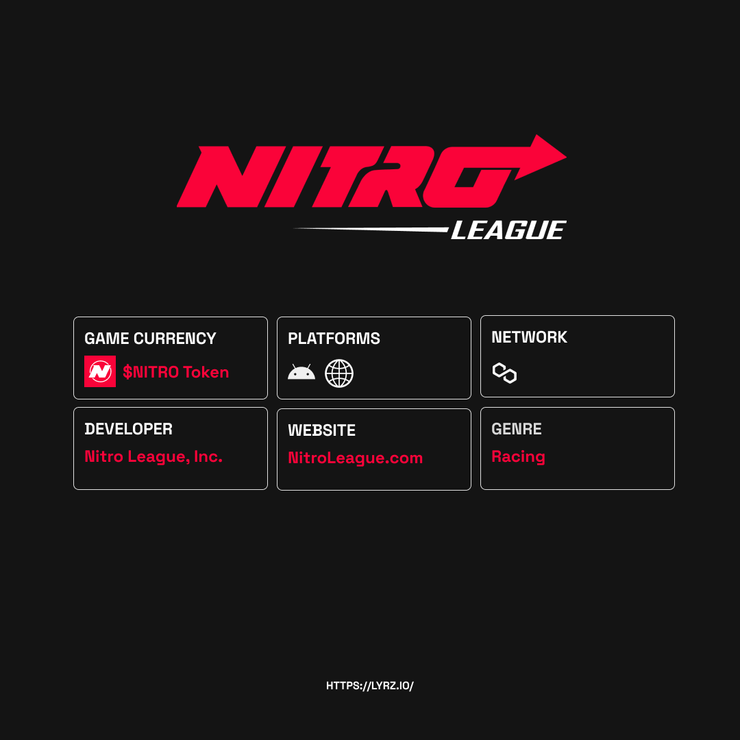 Interact_labs's tweet photo. πΎ Discover NFT Games:
@nitroleaguegame is a community-driven virtual racing haven full of exclusive content, digital connectivity, racing experiences, and more.
#LYRZ
#PlayTradeCreate
#discovernftgames
#blockchaintechnology
#blockchaingame
#ethereum #polygon
#NFTGame #NFT https://t.co/3J8a2FyePU