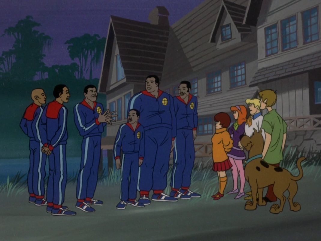 ScoobyandCam's tweet photo. Happy 50th Anniversary to “The Ghostly Creep from the Deep” which aired on November 25th, 1972 on CBS. This is episode 12, season 1 of “The New Scooby-Doo Movies”.

#ScoobyDoo #TheNewScoobyDooMovies #GhostofRedBeard #HarlemGlobetrotters #Shaggy #Velma #Fred #Daphne https://t.co/NVyVigGNNb