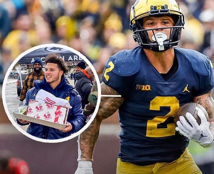 BSFinLit's tweet photo. When an athlete uses their #NIL money to help others, everyone wins! No matter what happens in tomorrow's @Michigan @OhioStateFB game, let's not forget what really matters! 

#NameImageLikeness #BlakeCorum #Thanksgiving #NCAA #NACDA

https://t.co/pSlC8PAtIe https://t.co/OQ8fVYaF3W