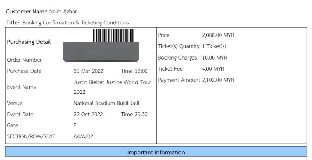 NaimNawrouz's tweet photo. Hey baruah @livenationmy @GoLiveAsia I paid full price for the ticket including booking charges/ticket fees RM14. You only refunded me that. RM79 is missing. You deducted those 2 items, fine. But where’s my RM63? Where’s your justification? Sesuka hati je amik duit orang? https://t.co/vHwJP2ANcJ
