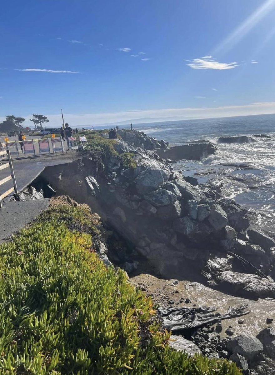 Dustin Mulvaney (@dustinmulvaney) on Twitter photo Big chunk of West Cliff fell into the bay today because the <a href="/CityofSantaCruz/">City of Santa Cruz</a> doesn’t properly manage the surface runoff. Public works gets a fat budget for sea level rise and geotechnical surveys, while parks and rec who manages the surface runoff, goes broke and understaffed. Big chunk of West Cliff fell into the bay today because the <a href="/CityofSantaCruz/">City of Santa Cruz</a> doesn’t properly manage the surface runoff. Public works gets a fat budget for sea level rise and geotechnical surveys, while parks and rec who manages the surface runoff, goes broke and understaffed.