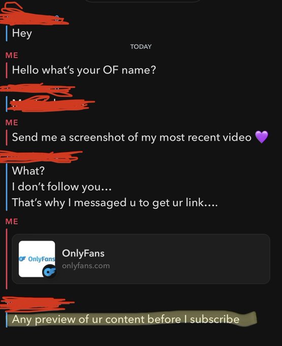 How to get instantly deleted from my Snapchat&hellip; you can look at my socials for a &ldquo;preview of my content&rdquo;
