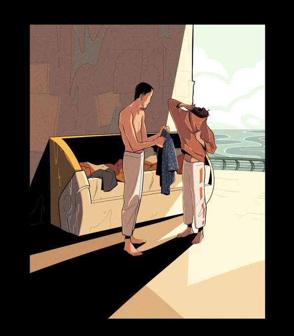 I did warn abt this, here's a rambling Andor comic that takes place during ep 11, when the escapees get new shirts 