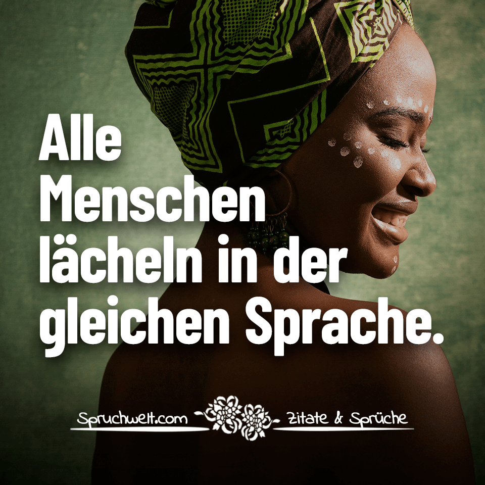spruchwelt's tweet photo. Alle Menschen lächeln in der gleichen Sprache - Lebensweisheiten #zitat #zitate #spruch #sprüche #spruchbilder #deutsch #leben #sprache #lächeln #menschen 

➡ Hier gibt's alle Zitate &amp; Sprüche: https://t.co/mP7Zfwoegt https://t.co/Neb2Ew54zK