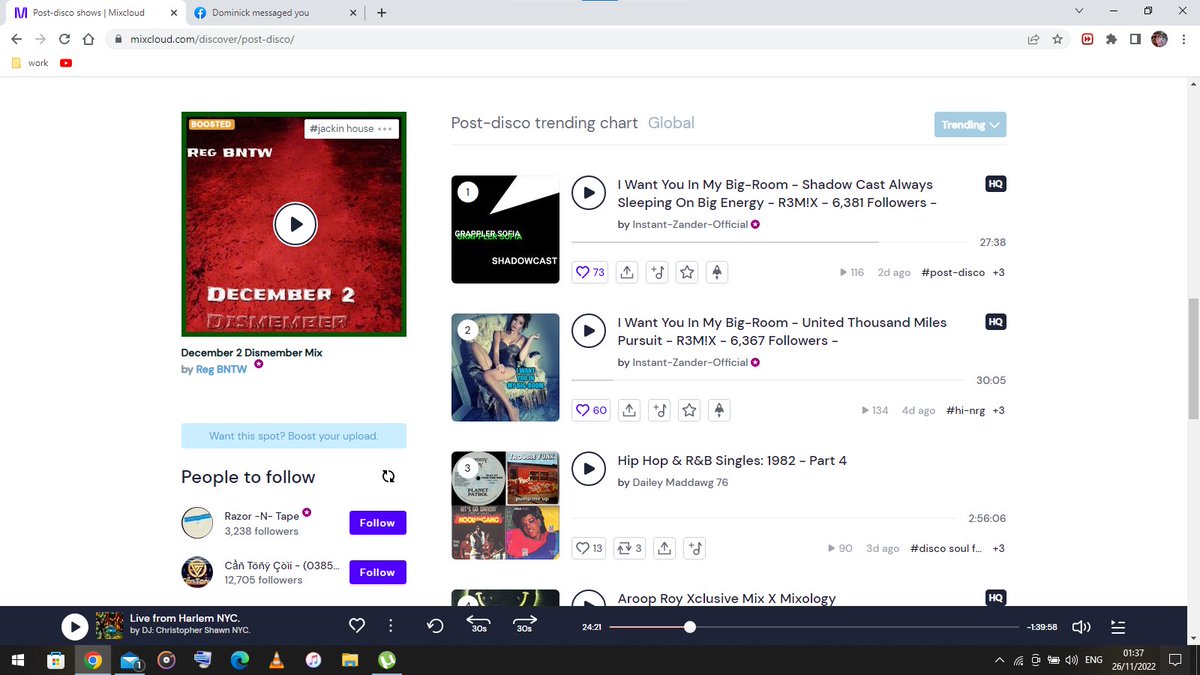 instantzander's tweet photo. 212 Number Ones at @mixcloud #iwantyouinmybigroom #HouseMusicAllLifeLong #housemusic #instantzander #deephouse @Wakas3rdCousin @DjSbo15 @BOOTIEJESUS @nrolandmusic https://t.co/BnAy9Pb5Xa