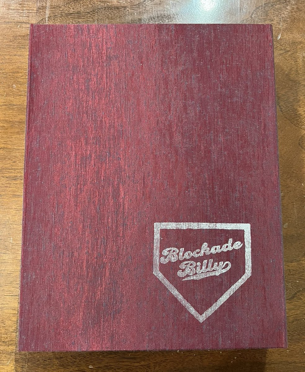 RichardChizmar's tweet image. Next weekend I’ll give away this deluxe traycased edition of Stephen King’s BLOCKADE BILLY — including an original sketch, as well as Stephen King and Blockade Billy baseball cards — to one lucky random winner. Just Follow and RT to be eligible. Good luck, everyone!