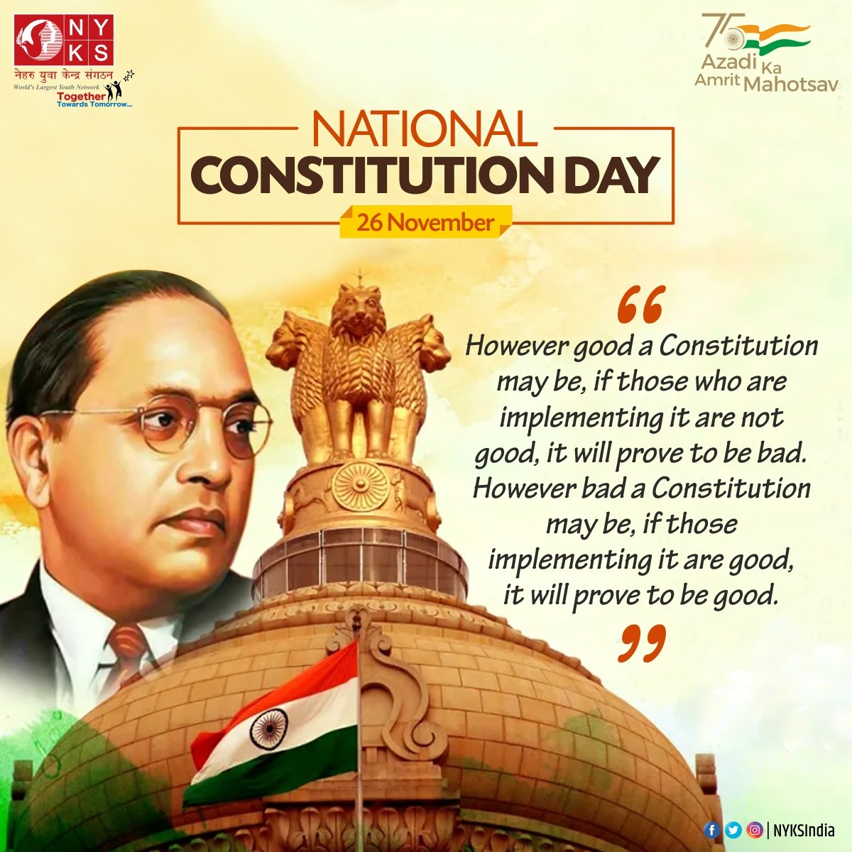 NYKS India on Twitter "Let us all together raise a generation that