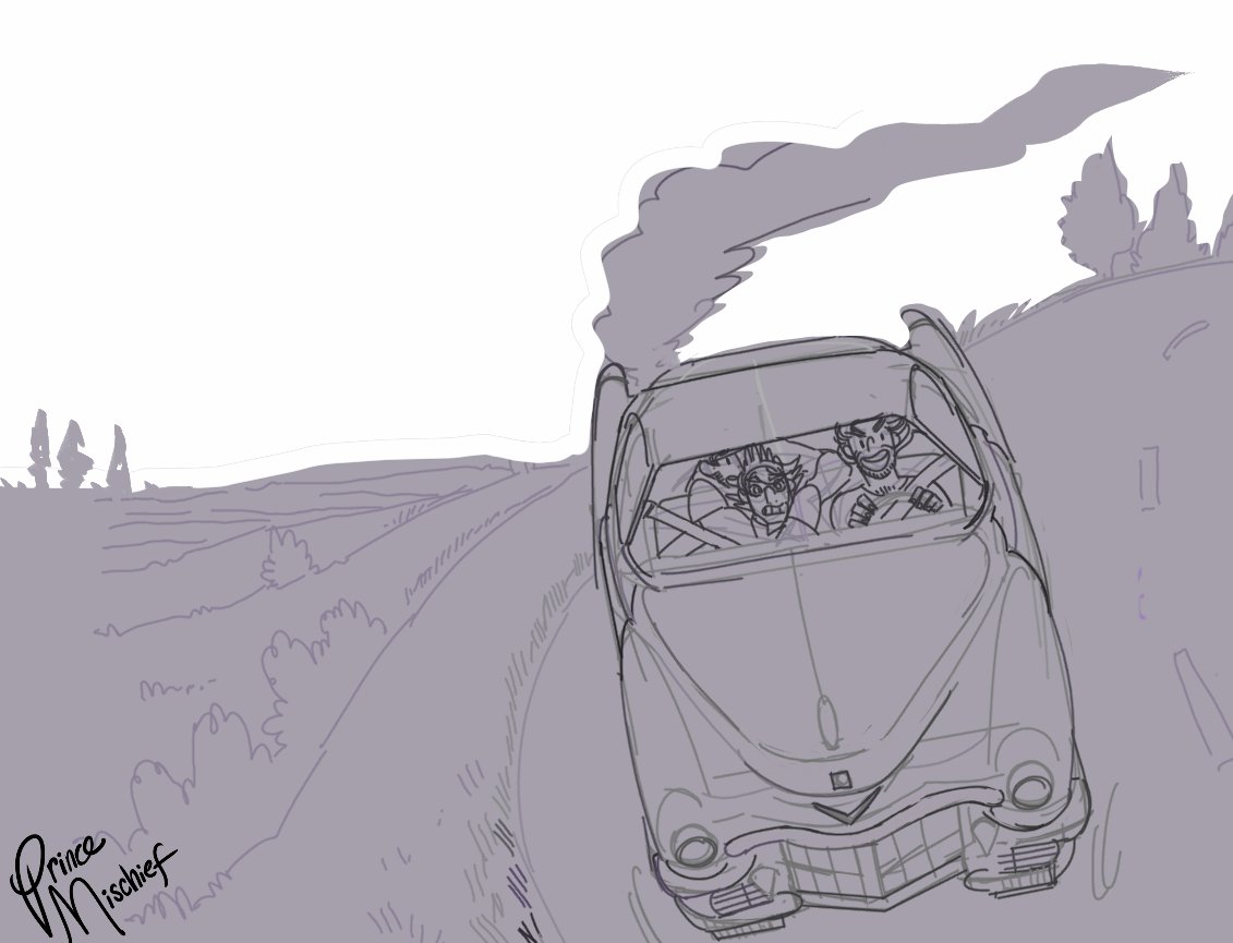 Makings_Prince's tweet photo. Some car practice with some silly boys!  #TempleofGoldenEye https://t.co/IfNhOQvdj0