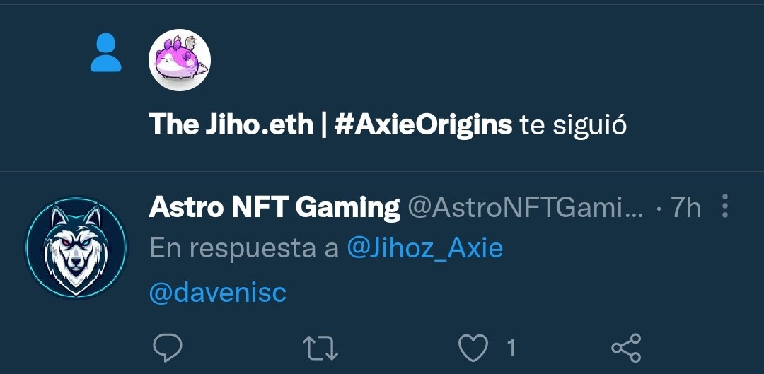 davenisc's tweet image. OMG 😱 @Jihoz_Axie thank you great father creator of the new generation of monsters, I will not let you down

#AxieInfinity #AxieOrigins