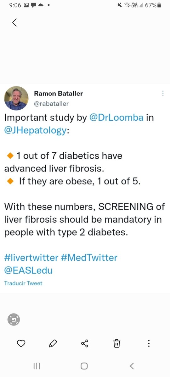 magraziagirone's tweet photo. @endocatracha @gastronautaHond 1 de  cada  7 pacientes    #diabetes  tiene #fibrosishepatica @rabataller y @DrLoomba mas toxica por  donde @drfherediaz @hugocorralesMD @rafael52987 @robertiroid @OxlerCeo @FGProcopio @mesguich11 @PinzonEndocrino @RodolfoJGalindo @FrankSuarezTv @PinzonEndocrino @endocrinorosero https://t.co/6hsVlUtcUQ