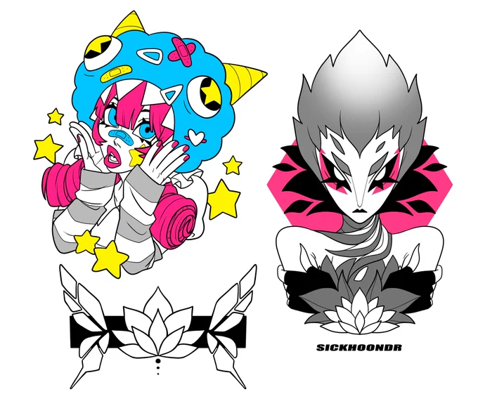first batch of my Fortnite tattoo designs!!#myart #FortniteParadise #Fortnite #FortniteArt 