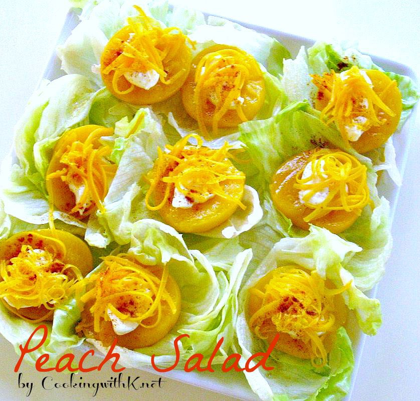 mollyo666's tweet photo. and last but certainly not least. southern peach salad. bib lettuce with a half canned peach, mayonnaise, and cheddar cheese https://t.co/T06M9P6Yvl