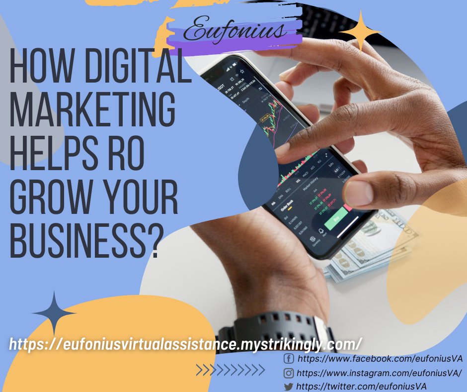 dothackenslash's tweet photo. ✅With digital marketing, you can widen your market reach, build a strong and recognizable name, and cost-effective strategy. Indeed, digital marketing is the key to helping your business grow financially💰and globally.🌍
https://t.co/Qt9GEGCwju
#eufoniusBrand #DigitalMarketing https://t.co/Z4oAJYaht1