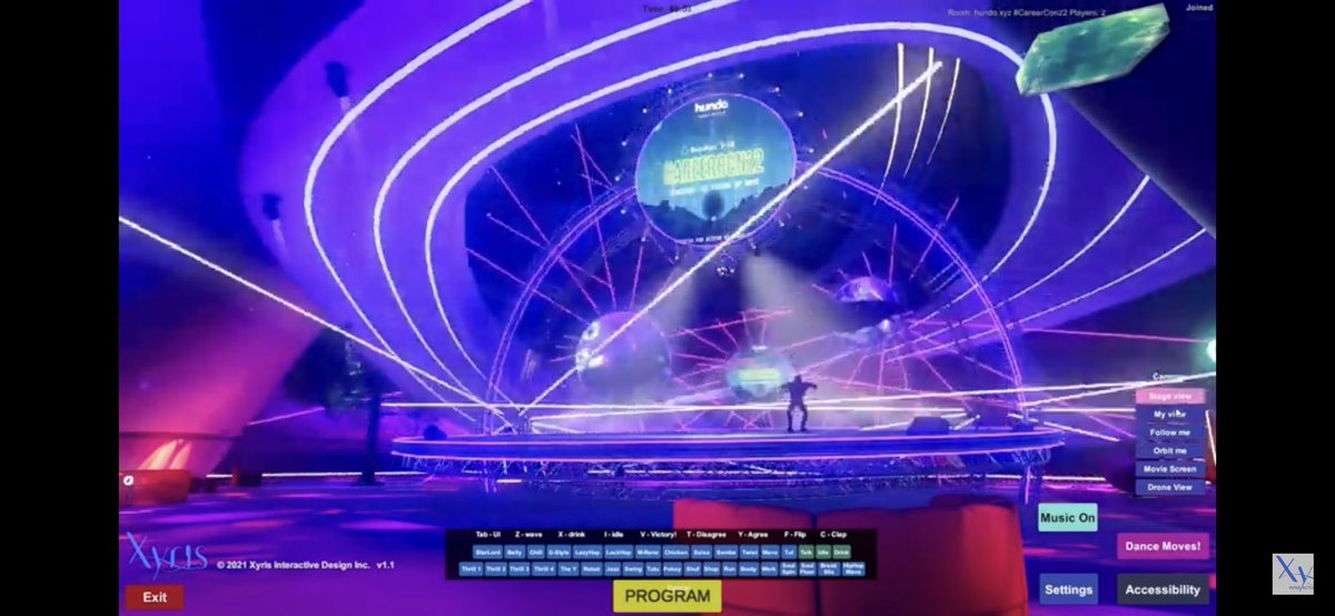 XyrisKennXR's tweet photo. Very very proud to partner with @hundo_xyz for their launch of #CareerCon22 w/customized hundo x #RubyRoom! Streaming media, multiplayer, many POI and it looks cool 😎 hundo, on a mission for #GenZ and #WorkFutures learn &amp; earn #Web3. The best people 🫶🏼🥰🥳💫🔥🚀 Let’s goooo! https://t.co/rEzmy9IhtZ