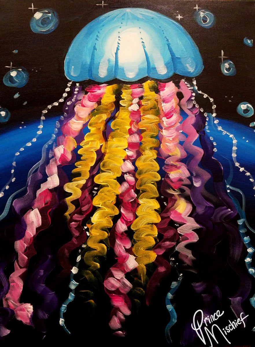 Makings_Prince's tweet photo. These are some acrylic paintings I designed/painted for students to recreate! I don't paint often as often now, but I love the color! I can get lost in it. #traditionalart #painting https://t.co/tHCRERlYo6