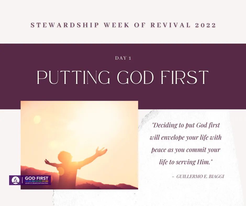 Dynamicstewards's tweet photo. Join us for our #StewardshipRevivalWeek2022 by downloading your booklet here: https://t.co/BYop9UKfiC

Day 1 – Sabbath 26 November 2022

#PuttingGodFirst
"Deciding to put God first will envelope your life with peace as you commit your life to serving Him." - Guillermo E. Biaggi https://t.co/FDHx3mpPVh