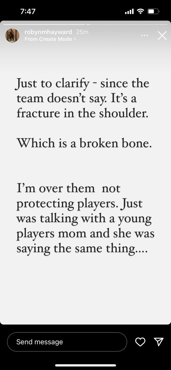 Was just about to tweet that Gordon Hayward's wife posted this on her IG story about his injury