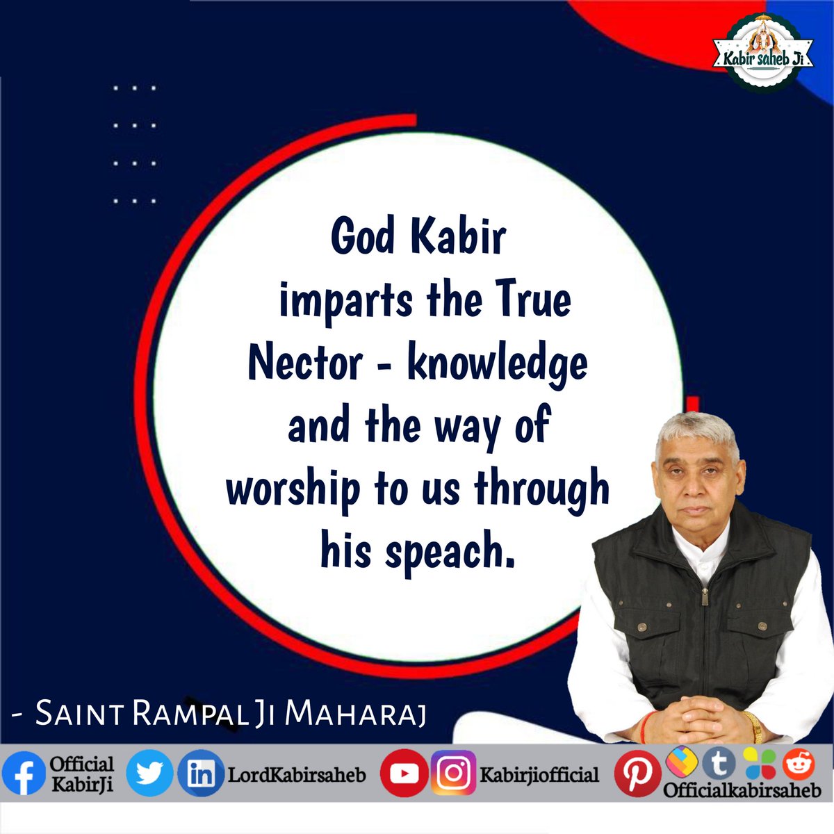 God Kabir imparts the True Nector - knowledge and the way of worship to us through his speach.
#SaintRampalJiQuotes
#SaintRampalJi
#GodMorningSaturday
#KabirIsGod
#سنت_رامپالجی_مہاراج