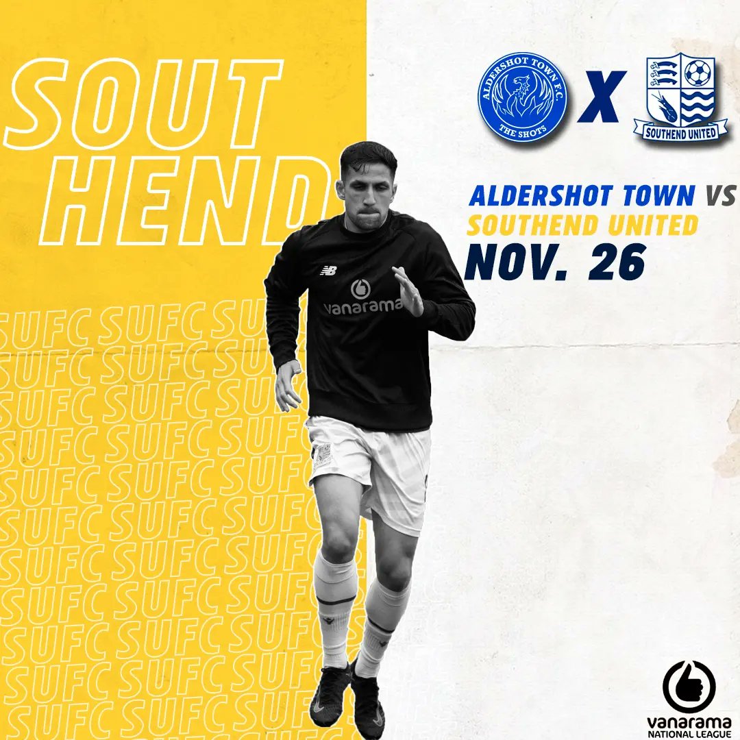 𝙈𝘼𝙏𝘾𝙃𝘿𝘼𝙔

🏆 Vanarama National League 
🆚 Aldershot Town 
🏟️ The EBB Stadium 
⌚ 12:00 (BR) 16:00 (UK)
📺 Blues TV
