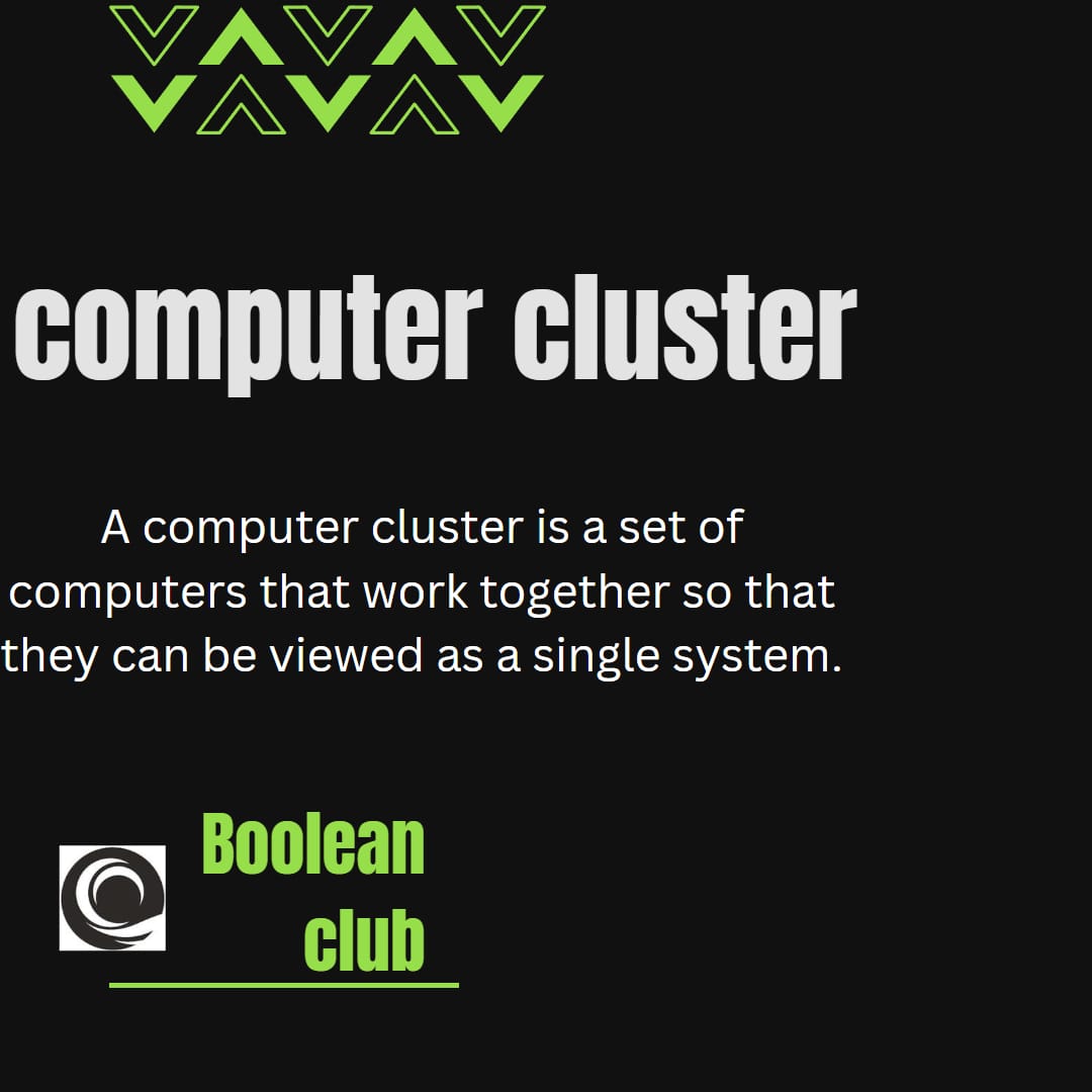 BooleanClub's tweet image. Computer Cluster