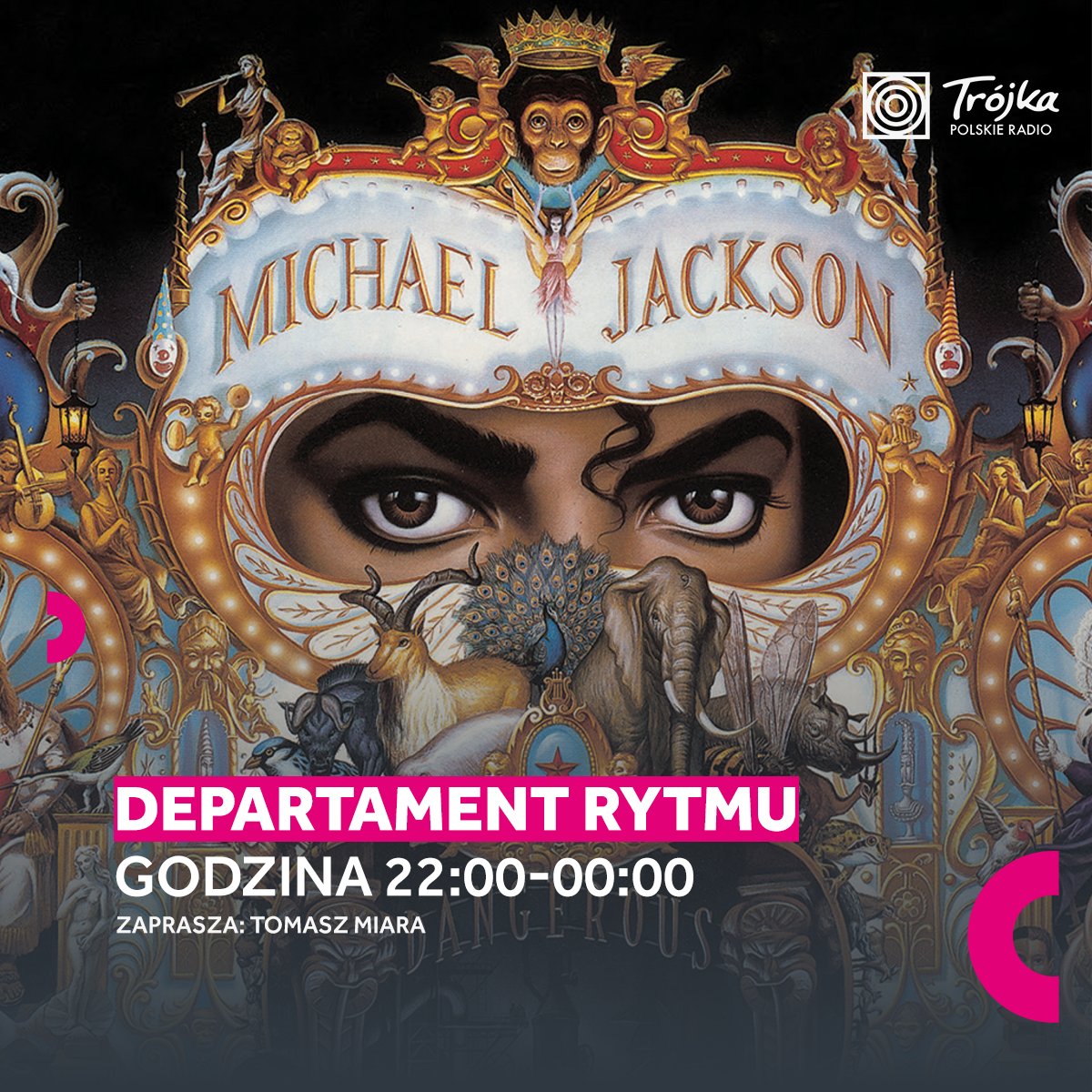 RadiowaTrojka's tweet photo. #DepartamentRytmu
🕴 Dokładnie 31 lat temu ukazał się album #Dangerous od #MichaelJackson. W audycji na pewno nie zabraknie utworów z tego krążka💿︎. Ponadto 63 lata kończy jutro Charlie #Burchill, więc będzie też co nieco dla fanów grupy #SimpleMinds🎤! Do usłyszenia od 22! https://t.co/5eIjLLerzR