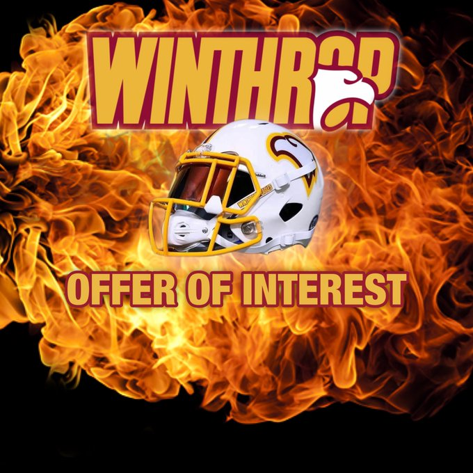 erik_macklin's tweet photo. After a great conversation with Coach Crawford, I'm blessed to receive my first D1 offer to @winthropu! Thank you @footballguy30 for this amazing opportunity! https://t.co/tFpXgOJYC1