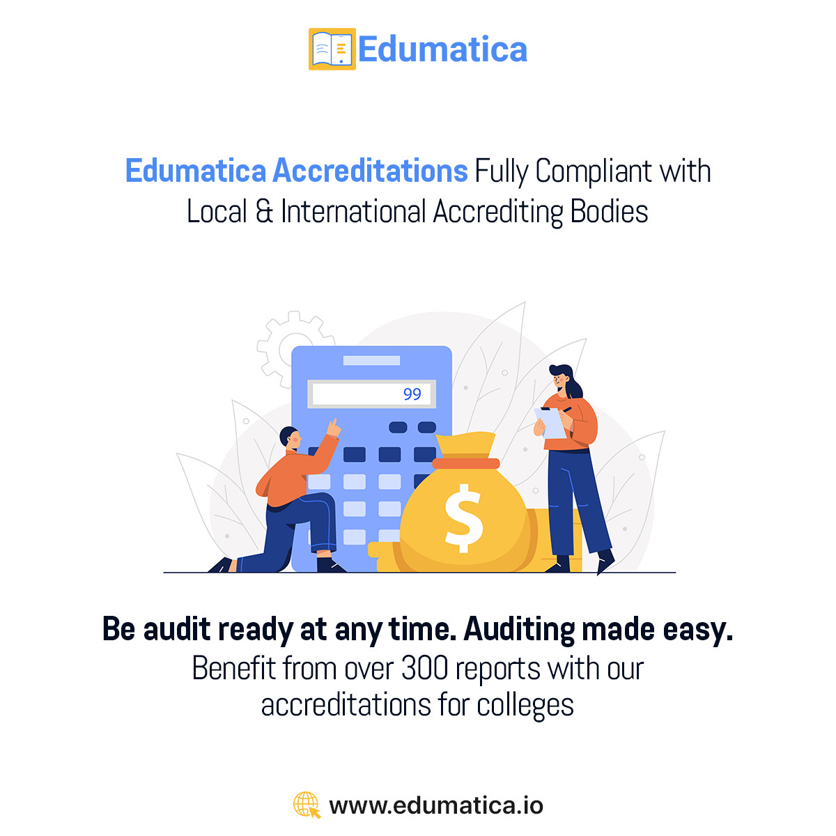 Edumatica_io's tweet photo. Are you audit ready? With Edumatica, auditing is made easy. With over 300 report formats, we can help you get the information you need to make informed decisions. Book your demo today at;
https://t.co/0ZCk2NWu14
Or call at 9855085888
#education #edumatica #engineering #erp https://t.co/6XmLMDMKTO