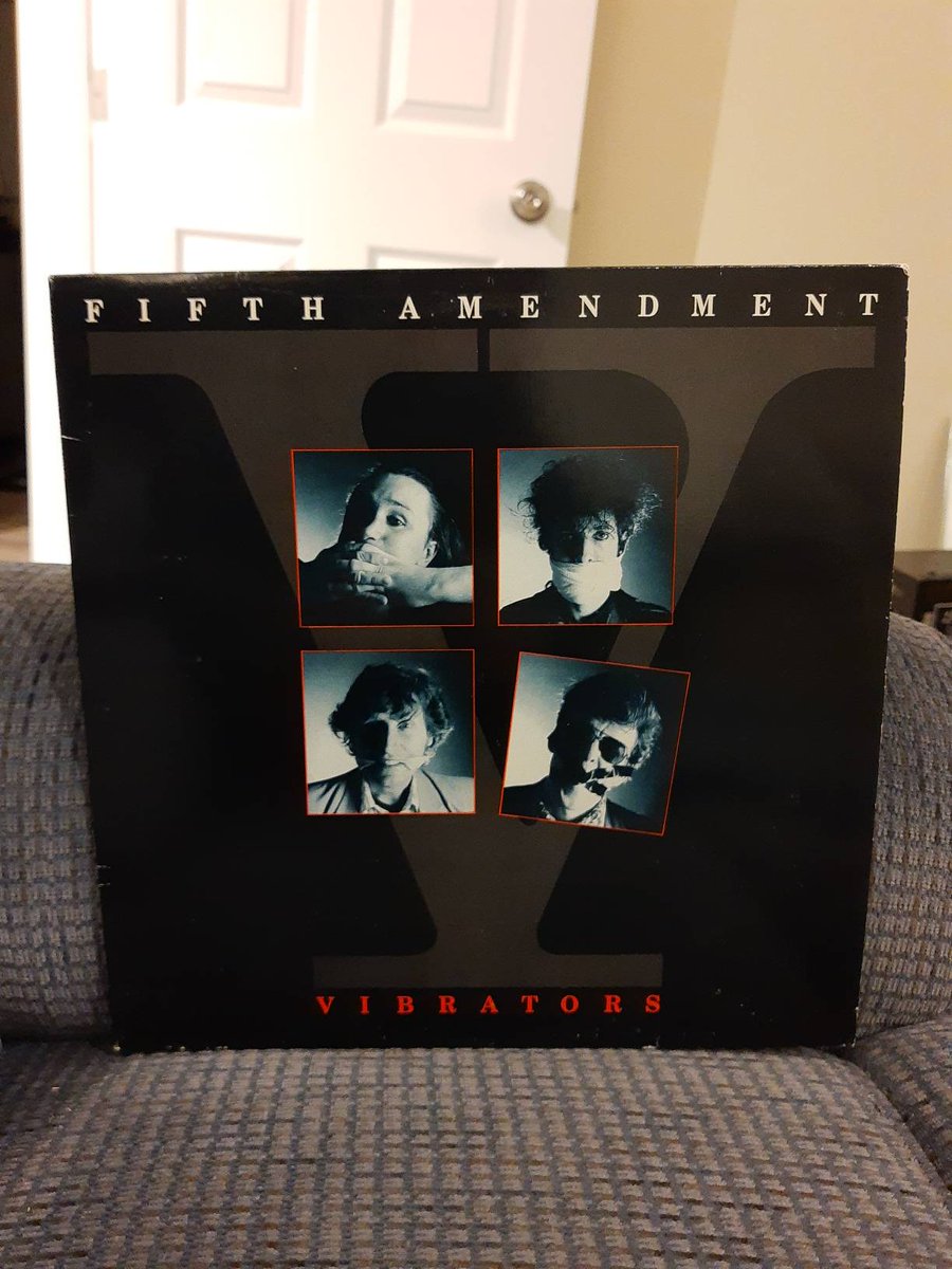 The Vibrators - Fifth Amendment #nowplaying #nowspinning #vinylcollection #vinylcollectionpost #vinylcommunity #vinyljunkie #vinylgram #vinylrecords #vinyloftheday #vinyl #records #lp #album #albumcover #albumoftheday #80s #80spunk #ukpunk #punkrock #punk #ukimport