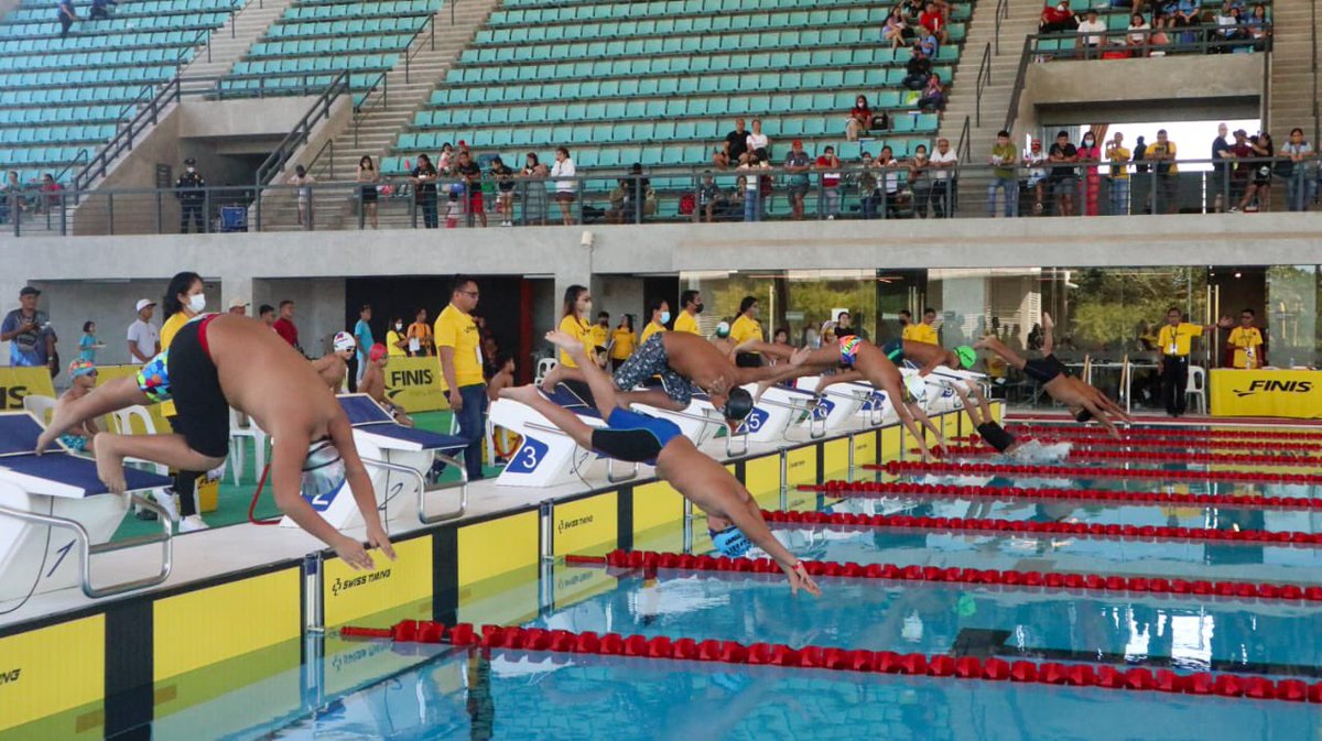 TheBCDAGroup's tweet photo. HAPPENING NOW: Over 180 young swimmers gather here at the @NewClarkCity Aquatics Center for the 2022 FINIS Long Course Swimming Competition (Luzon Leg).

Swim your heart out, tankers! 🏊🏼🏊🏽

#ClarkItWorksLikeADream #FinisSwim #FinisPH #NCCReady https://t.co/3ace2BCJyI
