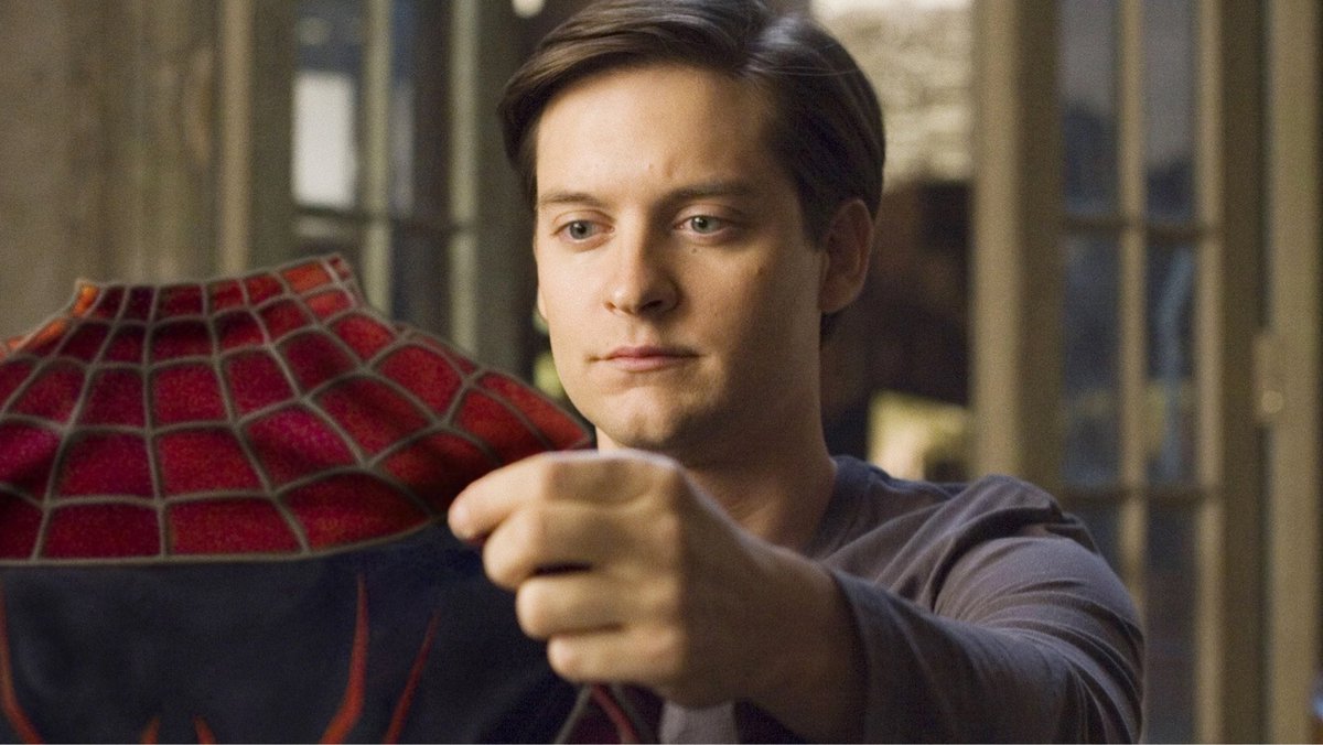 SergeiKravin0ff's tweet photo. Tobey’s Spider-Man has had the best Peter Parker journey in live action. I’d love to see a fourth film. 

#MakeRaimiSpiderMan4 https://t.co/wpv801qWLa