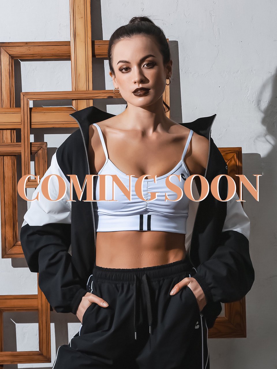cronos クロノス　ブラジャー　スポブラ CRONOS WOMEN BACK CROSS BRA【BLACK×WHITE】