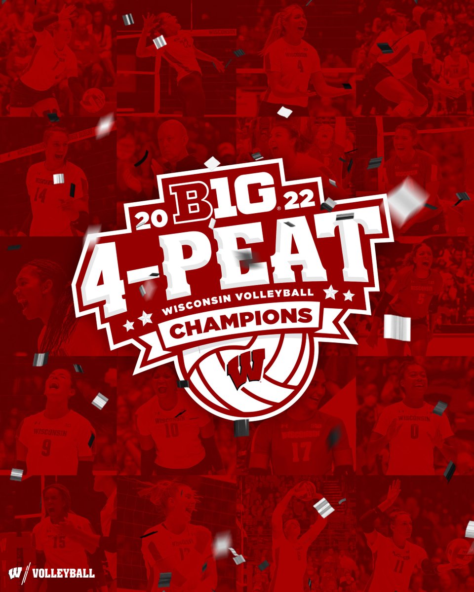 The Badgers are your 2022 Big Ten Champions!!