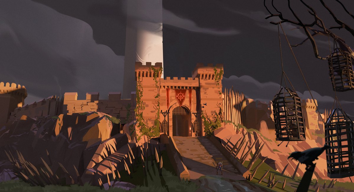 MirandusGame's tweet photo. Thou hast arrived at the walls of the Citadel of the Sun. 🏰

Despite its foreboding frontier, 'tis a place of pacifism. Whom amongst thee will be calling this Citadel their home? ⚔️ https://t.co/inLg0mnWYR