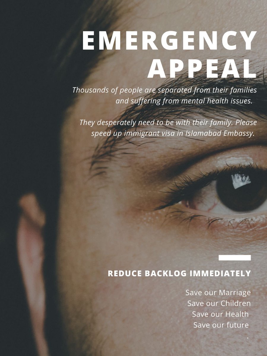 AhmadKamal_08's tweet photo. All embassies have cleared the covid backlog.@usembislamabad is still stuck on Pakistani Immigrant cases of early 2020.Pakistani immigrants are humans with feelings. We want to be with our spouses in US. #LPRs #F2a #USinterview_Pakistani_Immigrants #ImmigrantVisaBacklog_Islamabad https://t.co/9519bnTVTg