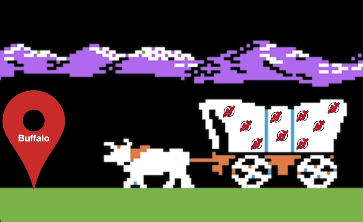 druffriders's tweet photo. It’s a win (probably 14 more in a row to come). Last year it took the devils 48 games to get to 17 wins which didn’t come until 02/10/2022. We came we saw we didn’t get dysentery #njdevils   #nico4selke https://t.co/veuKYO7PhK