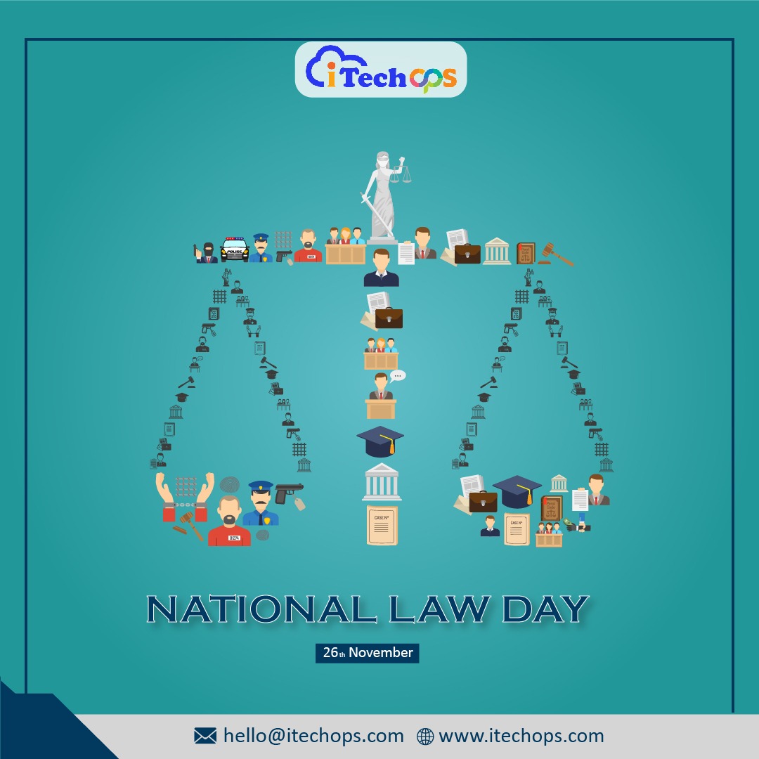 InfoTechOps's tweet photo. "Law Day is a reminder that we must follow all the rules because they have been designed to protect us"…. Happy Law Day !!!
.
.
.
#national #law #day #constitution #indian #itechops #cloudcomputing #awscloud #azure #devops #devsecops #startupindia #ahmedabad https://t.co/03OLlHEuzl