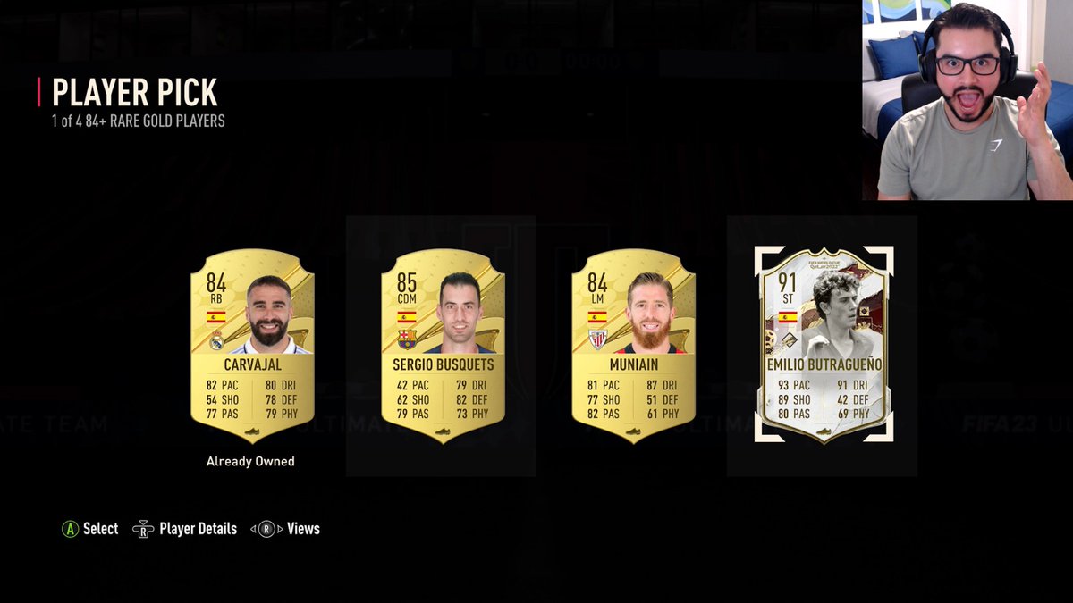 JohnEB0y4's tweet photo. INSANE FUT champions rewards!! 🤯🤩😲 Went 11-9 and packed a World Cup ICON. BUTRAGUEÑO!! #Butragueño #FUT23 #FUTChampions #FUTRewards #WorldCupIcon https://t.co/vOUlfNajhp