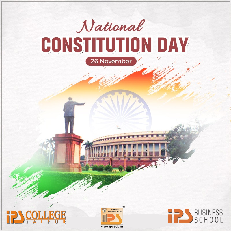 ipsjaipur's tweet photo. Our constitution is our pride,
it is the longest worldwide.
National Constitution Day!
#inspiration #nationalconstitutionday #constitutionofindia #samvidhandivas #pride #longest #IPS_COLLEGE #IPS_BUSINESS_SCHOOL #BCA #MBA #BBA #Constitution https://t.co/6VsnDRXI04
