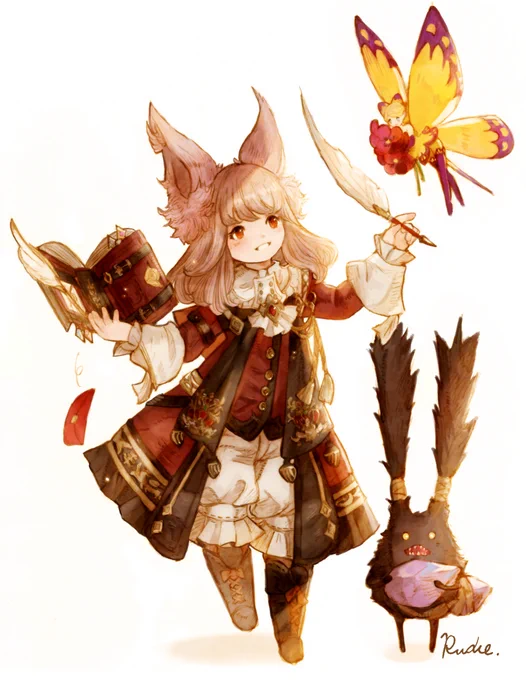 光の囁き #FF14イラスト 