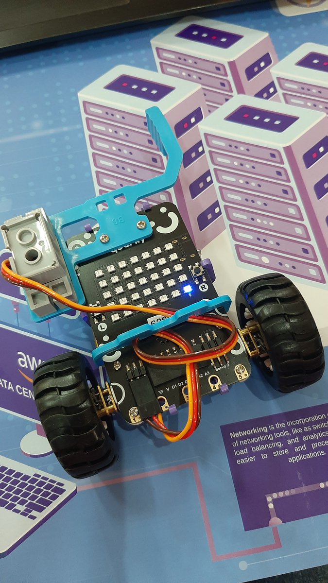 widyaherma's tweet image. Yeaaay robotnya udah nyala. @awscloud
@prestasijunior
#AWSGirlsTechDay #AWSInCommunities #PrestasiJunior